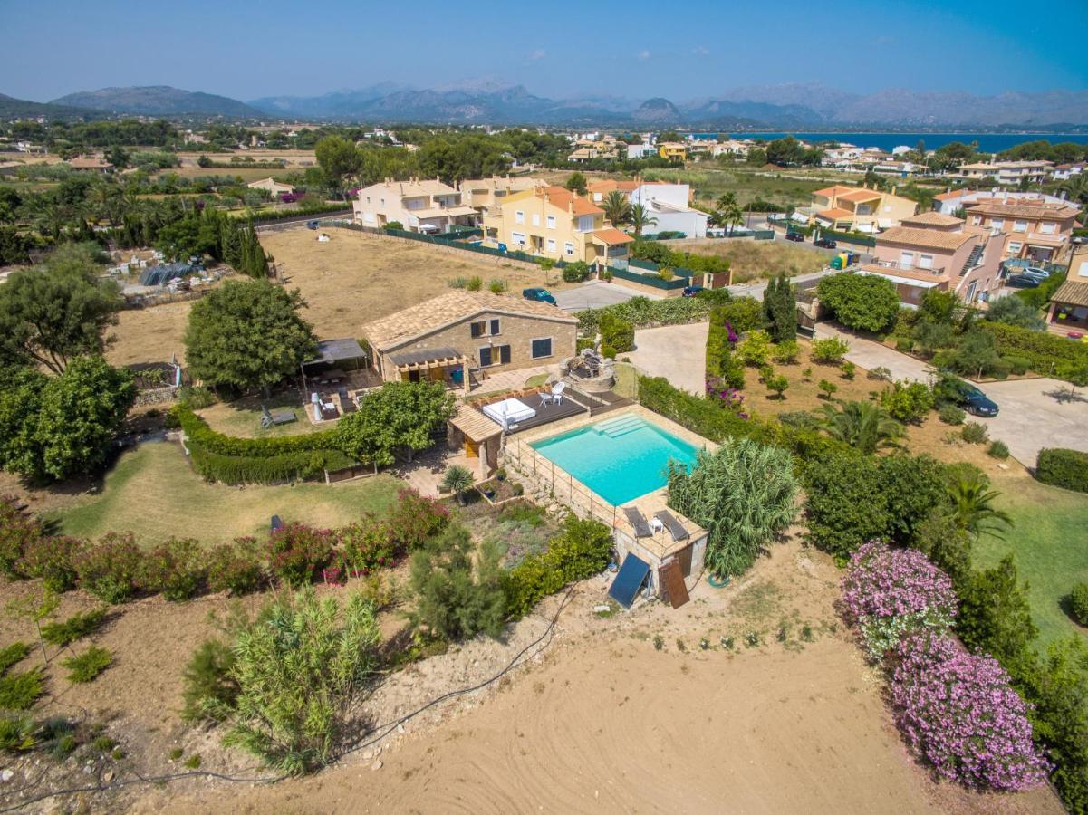 Villa Barcares Petit, Piscina, Jardines Junto A Playa En Alcudia المظهر الخارجي الصورة